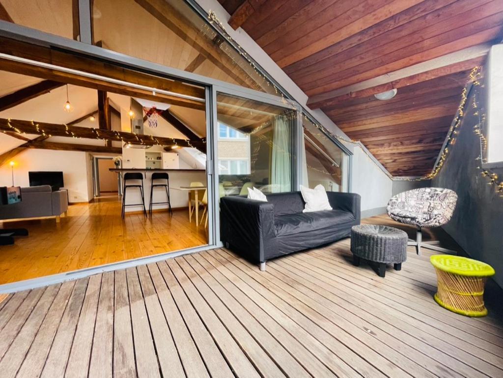 Down Town Spacious Loft With Private Parking Brussel Buitenkant foto